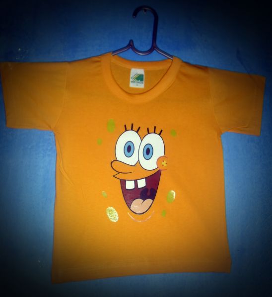 Camiseta infantil Bob Esponja